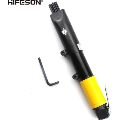 HIFESON Powerful T4 Air Derusting Gun 3mm19 Needle Gun Type Derusting Shovel Knocking Rust Gun Deburring Paint Welding Spot