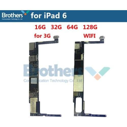 Motherboard For iPad Air2 3G WIFI Version Mainboard with Fringerprint /without For Air2 16G 32G 64G 128G Original A1566 A1567