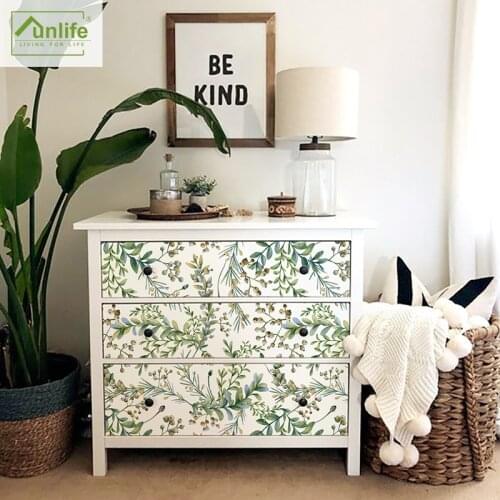 Spring Style Letter Nordic Style Olive Branch Wallpaper Self-Adhesive Bedroom Cozy Waterproof Moisture-Proof Stickers Wall