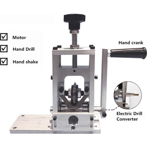 Hand Crank Waste Wire Cable Stripping Machine Manual Wire Stripper Cable Peeler Peeling Tool Diameter 0-30MM