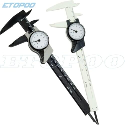 150mm 6inch dial caliper 0-150MM Pure plastic vernier caliper with dial plastic caliper gauge Vernier Calipers