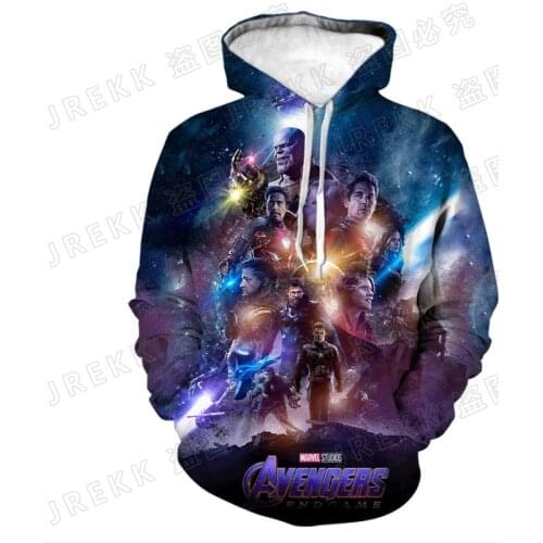 The Avengers Hoodies Cool Marvel 3D Print Men Women Children Streetwear Pullover Fashion Sweatshirt Boy Girl Kids Brand Clothing