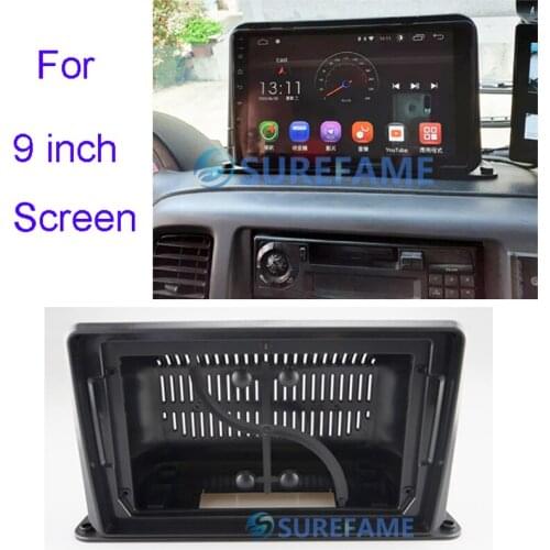 Universal 9 inch Car Fascia Radio Panel Dash Kit Install Facia Console Casing Headunit Bezel Adapter Plate Trim For 9inch Screen