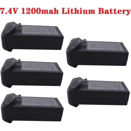 1-5Pcs Original 7.4V 1200mAh Lipo Battery For Hs120D Drone RC Quadcopter Spare Parts For Hs120D Drone Battery