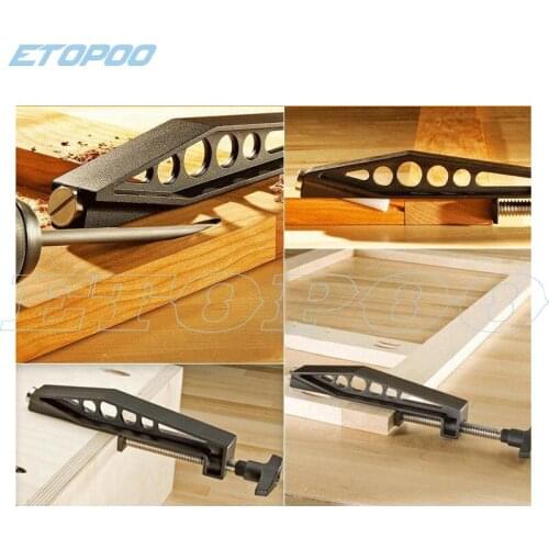 1Pcs Woodworking Pocket Hole Joints Fixed Clamp Slant Hole Pull Clip Slant Hole Special Fixing Clamp Drilling Accessories