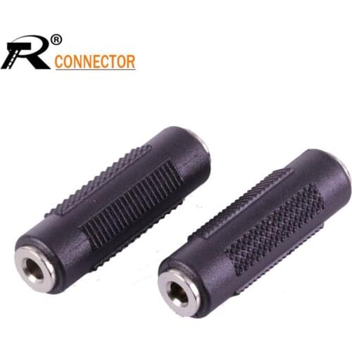 3Pcs High quality Audio 3.5mm Jack Jack Straight Connector Cable Extension Adapter Jack 3.5 MM to Stereo Jack 3.5 Socket