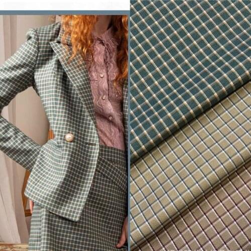 100X150cm Plaid Check For For Sewing Suits Women Blazer Dress Clothing Accessories Polyester Yarn Dyed DIY Patchwork Costura