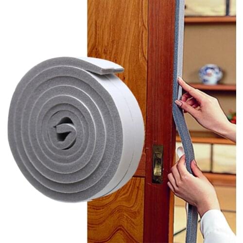 2 Pcs Flexible Door Bottom Sealing Strip Windproof Dust Stopper Guard Rain Weatherstrip Noise Reduction Insulator Weather Strip