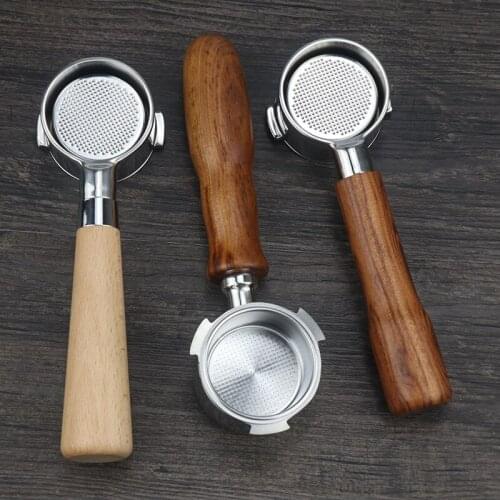 51mm Stainless Steel Coffee Bottomless Espresso Portafilter for Barista Express Pro Touch Bambino Plus Infuser Duo-Temp Pro