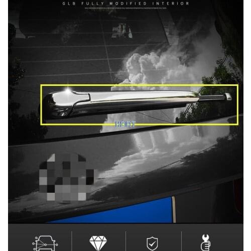 2019 2020 For Mercedes Benz GLB accessories ABS Chrome Car Back Tail Rear Window Wiper Arm Blade Cover Trim Car Styling 3pcs