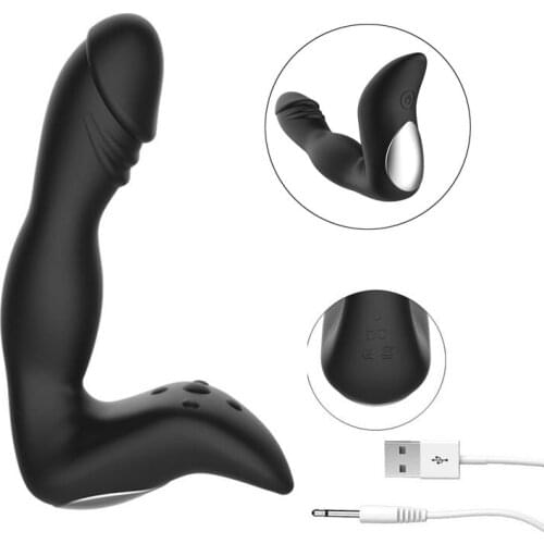 Anal Vibrator Male Masturbator Dildo Butt Plug Prostate Massage G spot Stimulate Adult Product Sex Toy for Men Silicone 10 Speed
