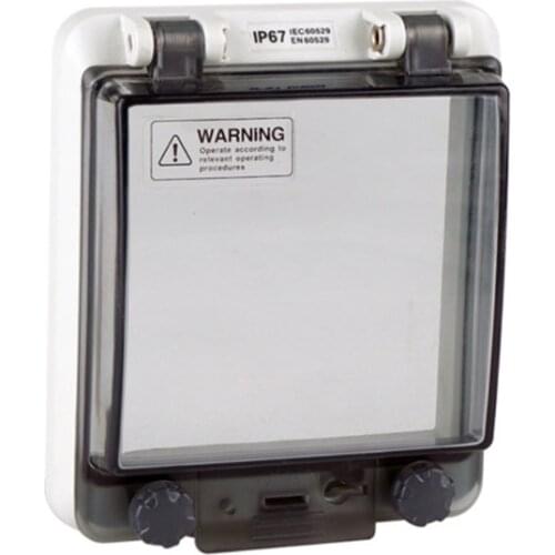 12/13/16/16/18/2/3/4/5/6/8Ways Circuit Breaker Transparent IP67 Waterproof Box 23GB