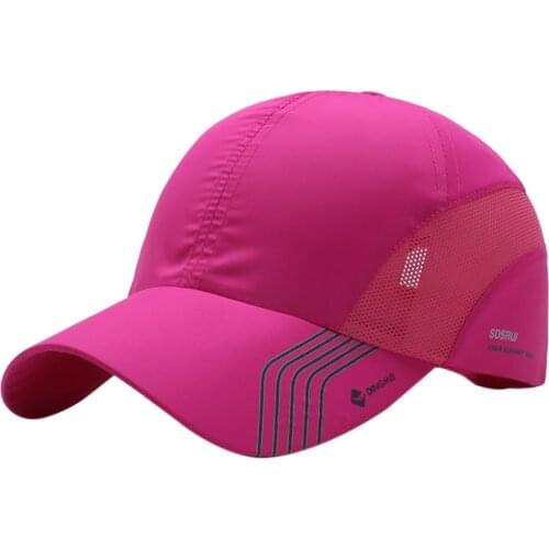 Summer Outdoor Breathable Sun Visor Baseball Cap Men Hiking Fishing Running Cap Sun Hat Adjustable Sports Caps Women Quick Dry