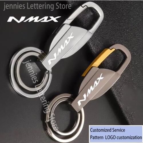 Motorcycle Keychain Alloy Keyring Key Keyring for YAMAHA NMAX N-MAX 155 125 NMAX155 NMAX125 2015-2020 Motorcycle Accessories