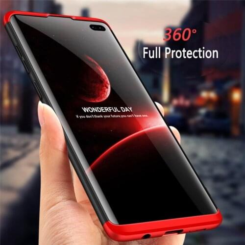 For Samsung S10 Plus Case S10Plus 360 Degree Protected Full Body Phone Case for Galaxy S 10 Plus S10+ Case Shockproof Cover