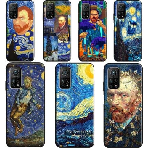 Van gogh Trippy funny art Case POCO X3 Pro F3 F1 F2 M3 Pro Cover For Xiaomi Mi 11 Lite Ultra Note 10 Mi 9T 10T Pro