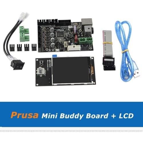 Clone Prusa Mini Buddy Control Board Integrated TMC2209 Driver + Mini LCD28 / LCD32 Screen For 3D Printer Parts Mainboard