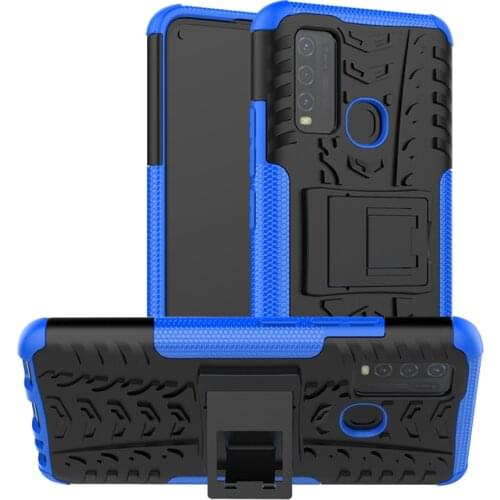 For Vivo Y50 Y30 Case Cover Anti-knock Bumper Heavy Duty Armor Stand Back Cover For Vivo Y50 Silicone Phone Case For Vivo Y50