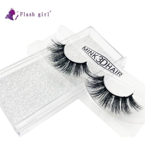 Flash Girl Mink Eyelashes Handmade Cruelty Free False Eyelashes Soft Fake Eyelash Extension For Beauty Makeup 5D-W45