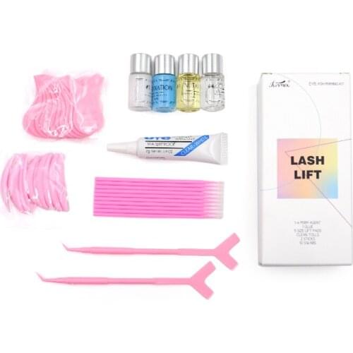 Eyelash Perming Kit Semi-Permanent Lash Lifting Curling Lamination Beauty Salon 9 in 1 Lashes Lift Kit Makeup Tool
