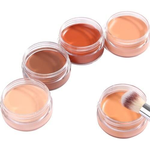 Natural Hide Blemish Full Cover Concealer Creamy Make Up Face Lip Eye Foundation Face Concealer Cream Makeup Beauty Tool