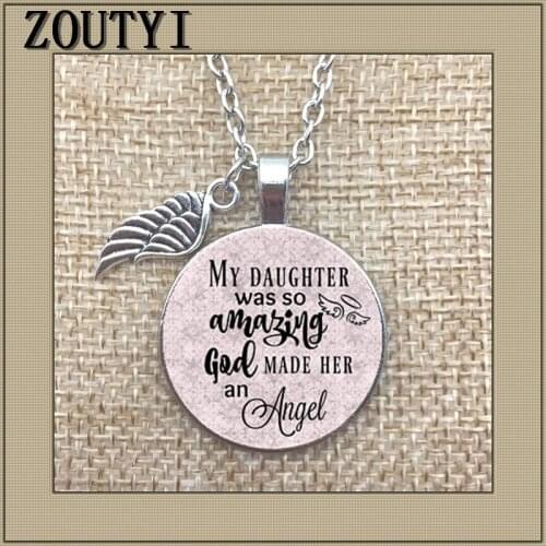 Commemorative charm, daughters loss, my daughter is amazing, God makes her an angel, I miss my daughter very much