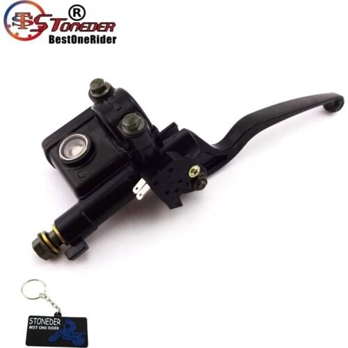 STONEDER Front Master Cylinder Hydranlic Right Handle Brake Lever Assembly For Motorcycle ATV Quad Dirt Pit Motor Bike