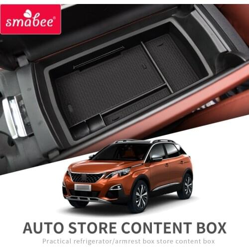 Smabee Armrest Box Storage for Citroen C5 Aircross 2017 2018 2019 2020 Stowing Tidying Car Organizer Internal Accessories