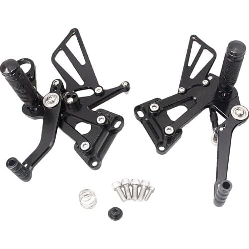 Adjustment Motorcycle Foot Pegs Rest Rear Set Footrests Rearset Kits CNC For BMW S 1000RR 2009 2010 2011 2012 2013 2014