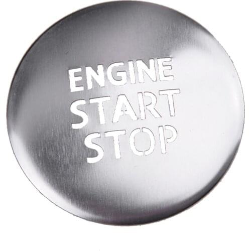 Silver Car Engine Start Stop Push Button Switch Cover Fit For Toyota Tacoma 2016 2017 2018 2019 2020