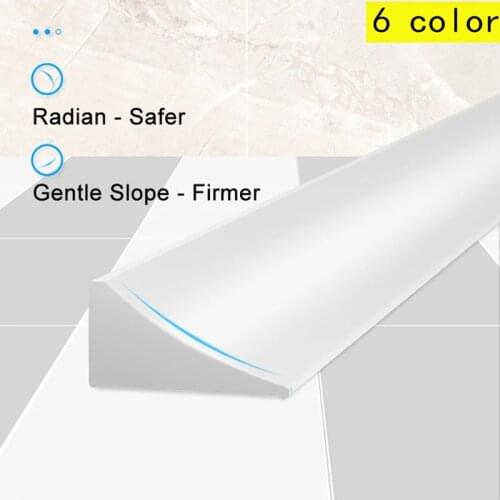 6M Bendable silicone water barriers stopper Threshold Water Dam Self-Adhesive Bath Shower Barrier Retainer Seal Strip Bathroom