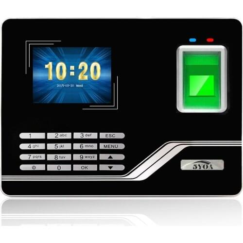 Attendance System Fingerprint TCPIP USB Password Access Control Office Time Clock Employee Recorder Device Biometric Machine
