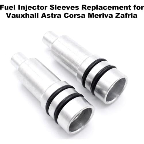 Fuel Injector Sleeves with 2 Seals Replacement for Vauxhall Astra Corsa Meriva Zafria Auto Fuel Injector Micro Filte