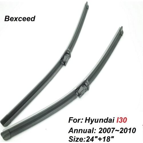 1 Set (24"+18") High Quality Bexceed of Car Windshield Special Wiper Blade For Hyundai I30