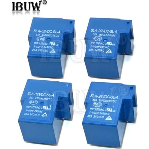 1PCS Relay SLA-05 09 24 12VDC-SL-A 4PINS 5V 9V 24V 12V High-quality SLA-05VDC-SL-A SLA-09VDC-SL-A SLA-12VDC-SL-A