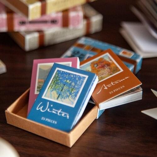 100 Pieces Vintage Washi Paper Sticker Set Daily Scenery Stickers for Scrapbooking Journaling Planners Calendar Diary DIY