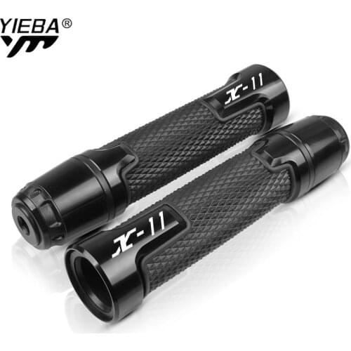 Motorcycle Aluminum plastic Handlebar 22MM Handle bar Grip Hand Cap Moto Racing Grips For Yamaha X-11 X11 X 11 2000-2019 2015