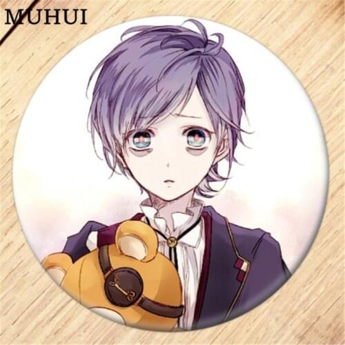 Free Shipping Anime DIABOLIK LOVERS Brooch girls Cosplay Badges For Clothes Backpack Decoration Pin Jewelry B027