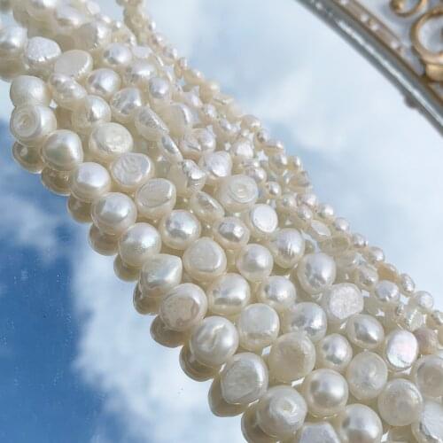 Natural Freshwater Pearl Beads High Quality Irregular Shape Punch Loose Beads for Jewelry Making DIY Necklace Bracelet Earring