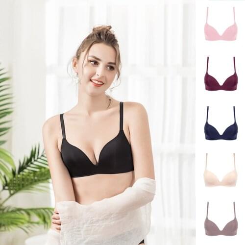 Seamless Bras for Women Push Up Bra No Wire Trace Underwear Brassiere Sexy Wireless Thin Lingerie bralette Intimate A B Cup