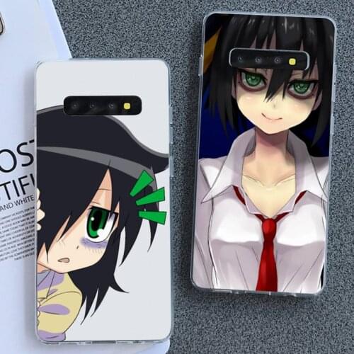 Anime Watamote Phone Case for Samsung Galaxy S10 Plus S10E S6 S6edge S7edge S8 S9 Plus S10lite S20 Plus Ultra