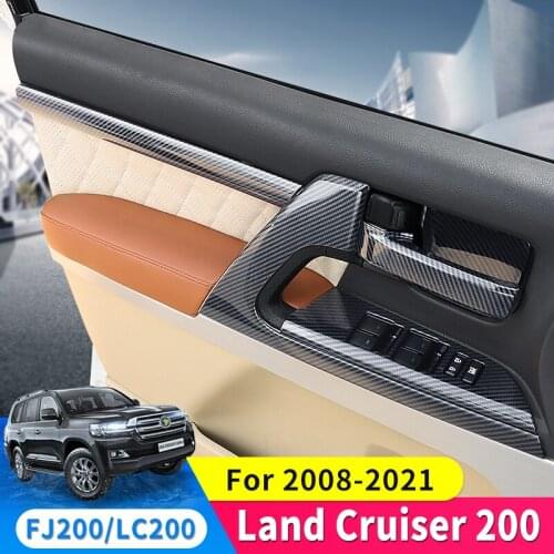 For Toyota Land Cruiser 200 LC200 Interior Modification Upgrade Carbon Fiber Decoration Accessories 2021 2020 2019 2018 207 2016