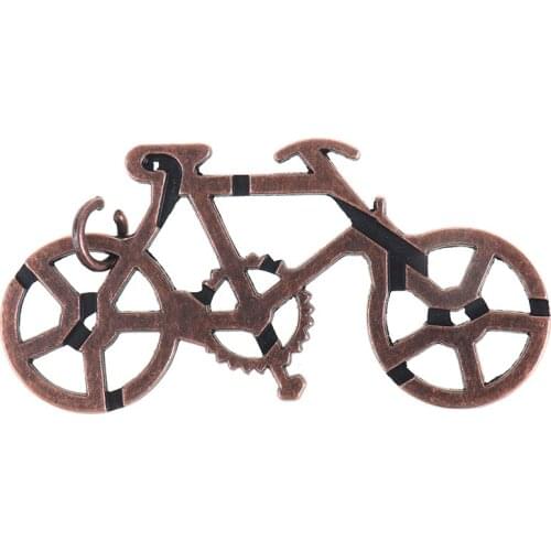 Classic IQ Metal Brain teaser Traditional Mind Puzzles Game for Adults Children