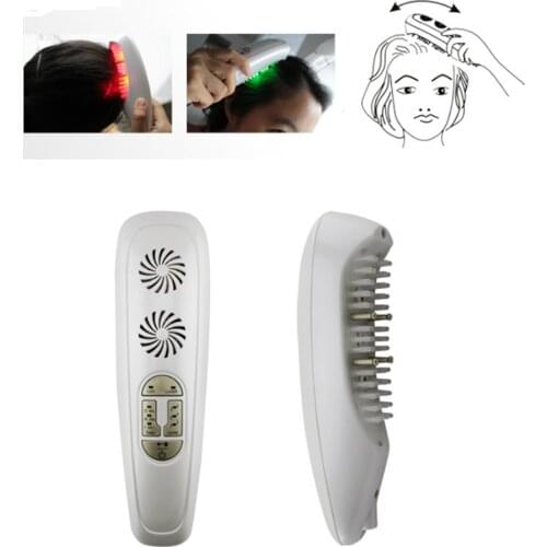 3in1 Laser + LED LIGHT + Micro current Hair regrowth massage Growth Comb Remove scurf Repair hair KD-3326 massage instrument