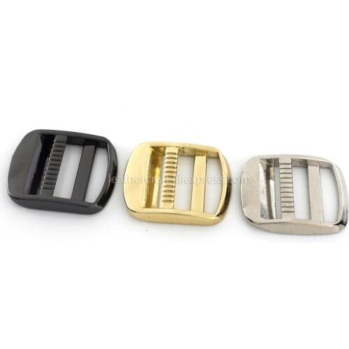1pcs Metal 2 Bar Buckle for Webbing Backpack Bag Parts Leather Craft Strap Belt Purse Pet Collar Clasp High Quality
