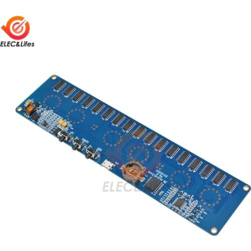 Micro USB 5V 1A STM8S005 IN14 Time clock module integrated IC drive Board DIY glow tube clock suite