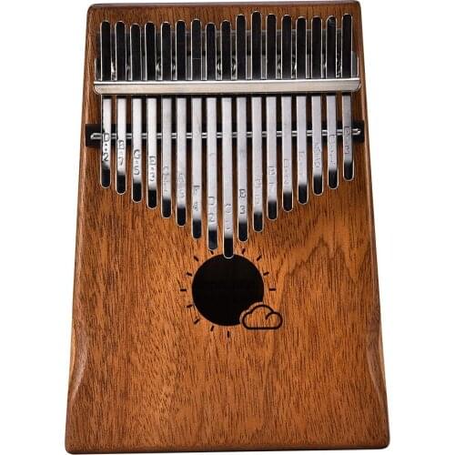 New 17 Key Kalimba Mbira Calimba African Solid Mahogany Thumb Piano Finger With Bag Keyboard Marimba Wood Musical Instrument