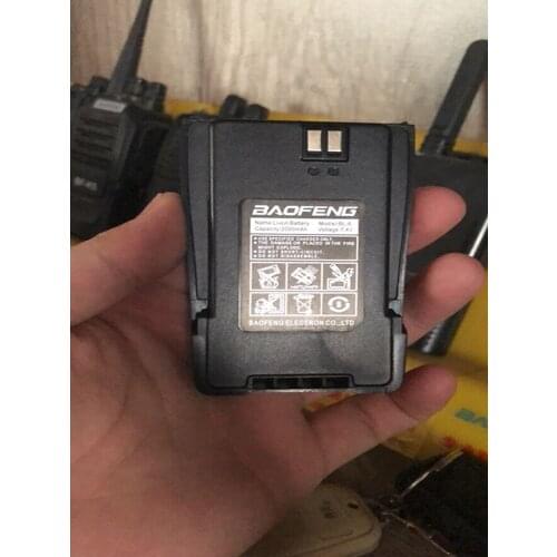 Original UV-6 Battery 2000mAh Li-ion Battery BL-6 7.4V Li-ion Battery for Radio Walkie Talkie UV6