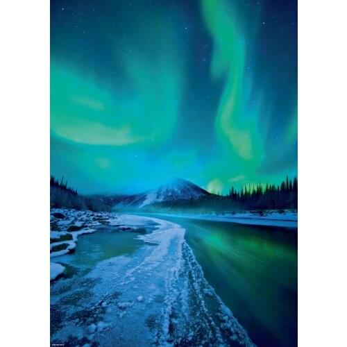 Adults Jigsaw Puzzle 1000 Pieces Aurora Assembling Picture Puzzle Educational Toys Learning Jugetes Para Ninos Puzzles BE50TY