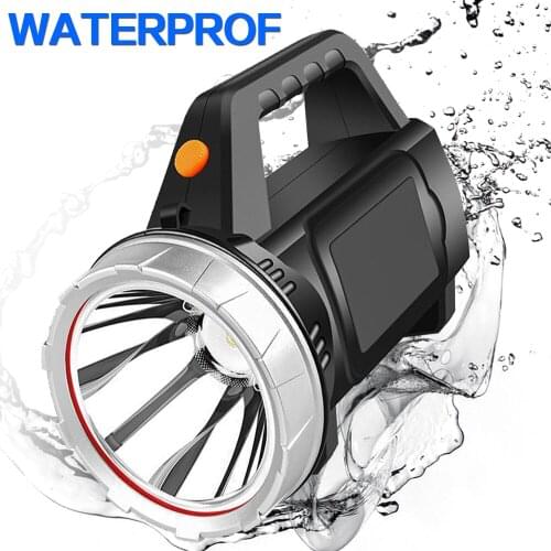 380W High Power Portable Searchlight 500m Long-Range Spotlight Hand Light Flashlight With Built In Battery with Shoulder Strap